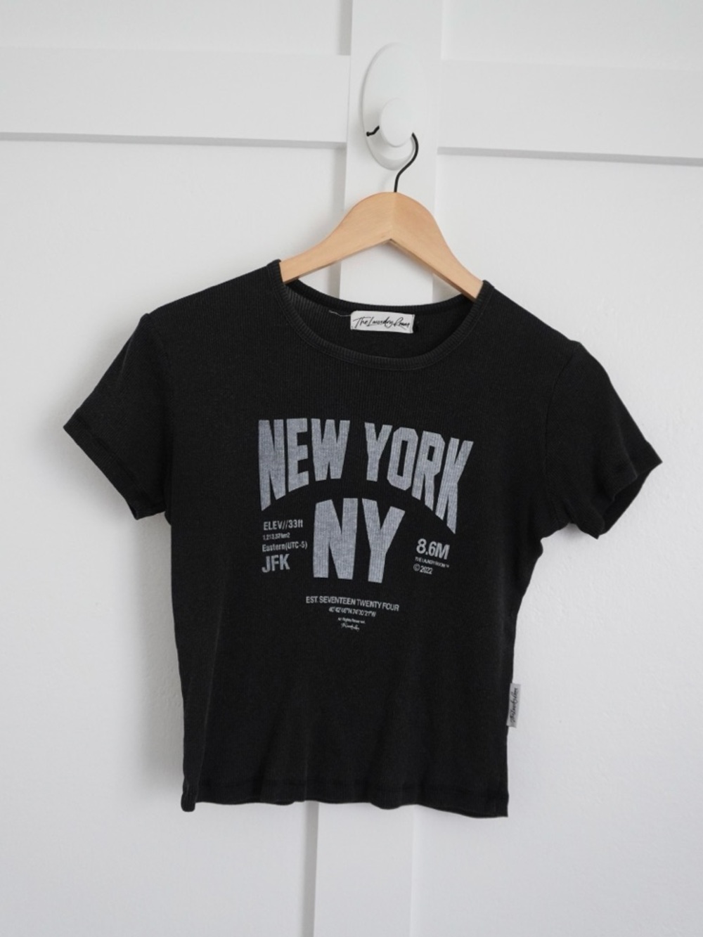 Revolve The Laundry Room New York Ribbed Graphic Tee
